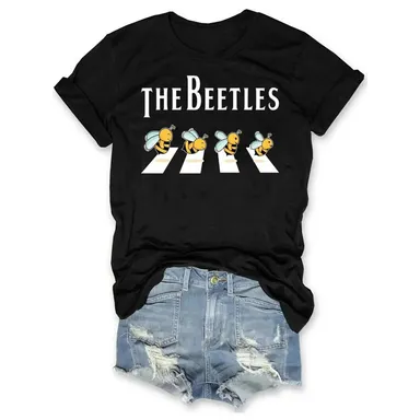 The Beetles Shirt Abbey Road Womens T-Shirt Woman Size XL