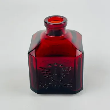 Wheaton Ruby Red Daniel Webster’s Recorder Ink Bottle 2.5”