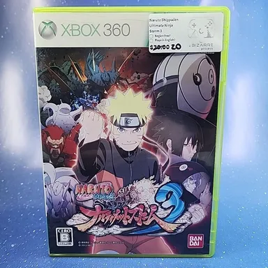Naruto Shippuden Ultimate Ninja Storm 3 (Microsoft Xbox 360, 2013) Japanese Game