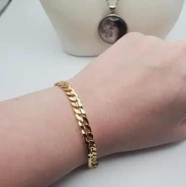 14k stamp gold bracelet‎