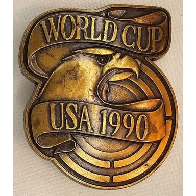 1990 USA World Cup Belt Buckle
