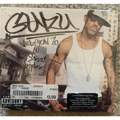 New GURU Version 7.0 Street Scriptures CD Gang Starr Brand New in Package