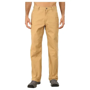 Mountain Khakis Original Mountain Pants Relaxed Fit Mid Rise Cotton Tan 33x30