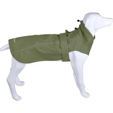 Adjustable Waterproof , Lightweight Raincoat with Reflective Strip for Large Dog