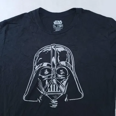 Star Wars Darth Vader Short Sleeve Graphic Pullover T Shirt Mens Size 2XL Black