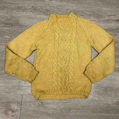Vintage Knit Yellow Sweater