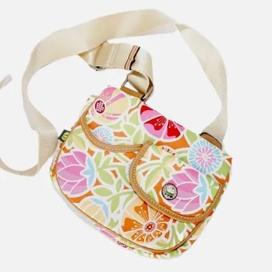 Lily Bloom [NWOT] Bright Floral Crossbody Bag