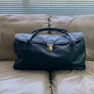 Vintage Victoria’s Secret Leather Weekender Bag