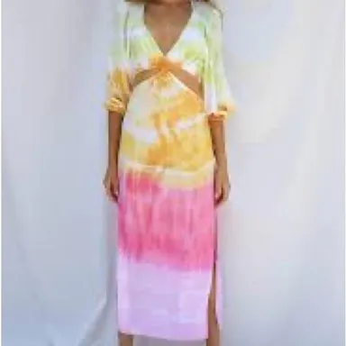 Jen’s Pirate Booty Revolve Rio Sonora Tie Dye Dress NEW XS