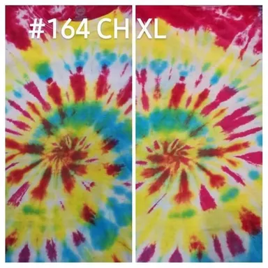 #168 CH XL Rainbow Swirl