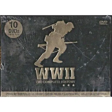 WWII The Complete History DVD 10-Disc Set 2011 BRAND NEW SEALED World War Two