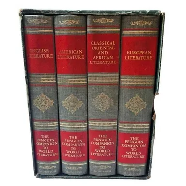 Penguin Companion To World Literature McGraw Hill Set Box Set Decor Pieces Books