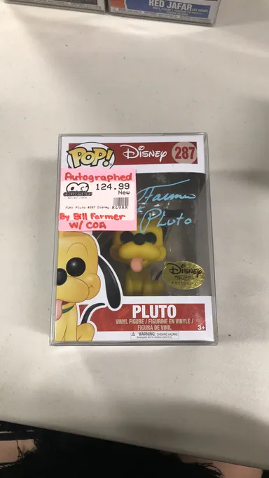 Signed Pluto Funko Pop