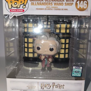 Outlet Harry Potter Ollivander With Ollivander's Wand Shop LIMITED EXCLUSIVE Funko Pop