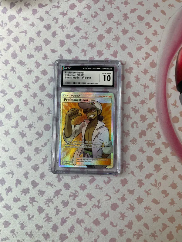 SLAB - Professor Kukui (Trainer) CGC GM 10  Whatnot: Shop, Sell, Connect