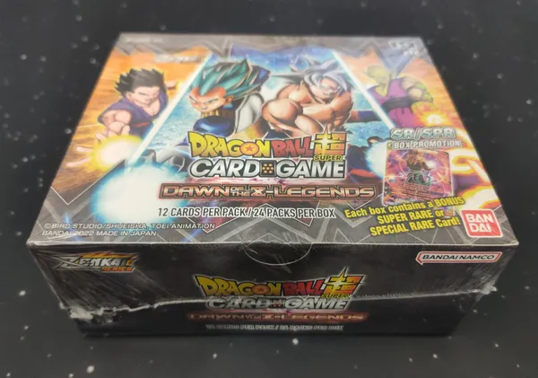 Dragon Ball Super Dawn of the Z Legends Booster Box Sealed BT18 Masters  Bandai  Whatnot: Shop, Sell, Connect