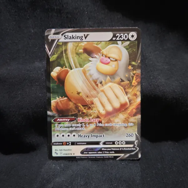 slaking v pokemon card price Slaking V - 077/078 Full Art Ultra Rare main image 0