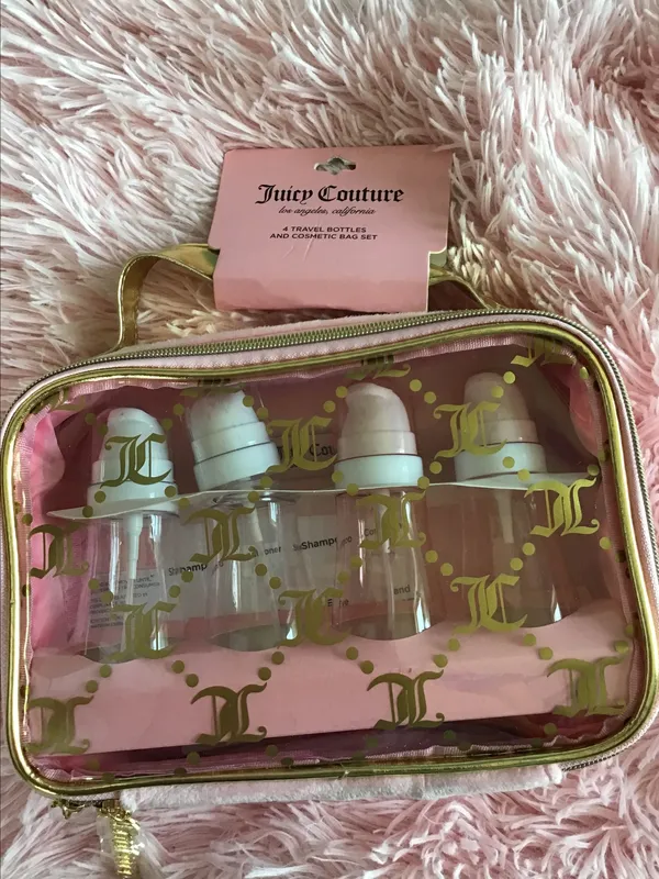 NWT Juicy Couture Travel Bag with bottles · Whatnot: Shop, Sell