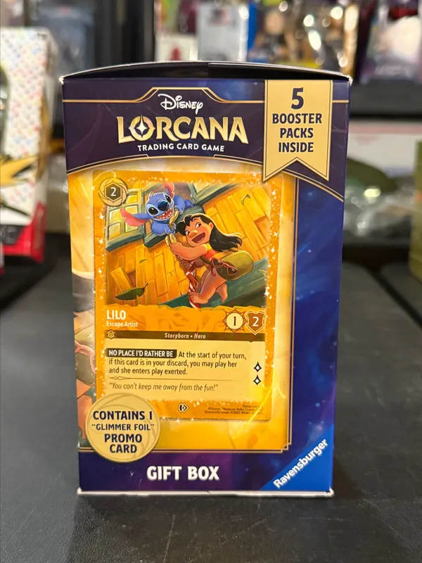 Disney Lorcana TCG Series 7 Archazia's Island Lilo Gift Box 5 Booster Packs   Whatnot: Shop, Sell, Connect