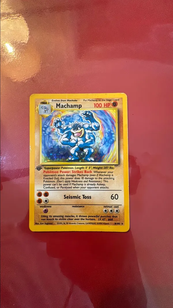 Machamp Holo Rare 1st Edition  Whatnot: Shop, Sell, Connect