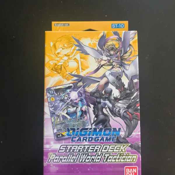 digimon card game starter deck parallel world tactician TCG: Each player has a companion Digimon in the battle area to attack the opponent Wizardmon - Starter Deck 10: