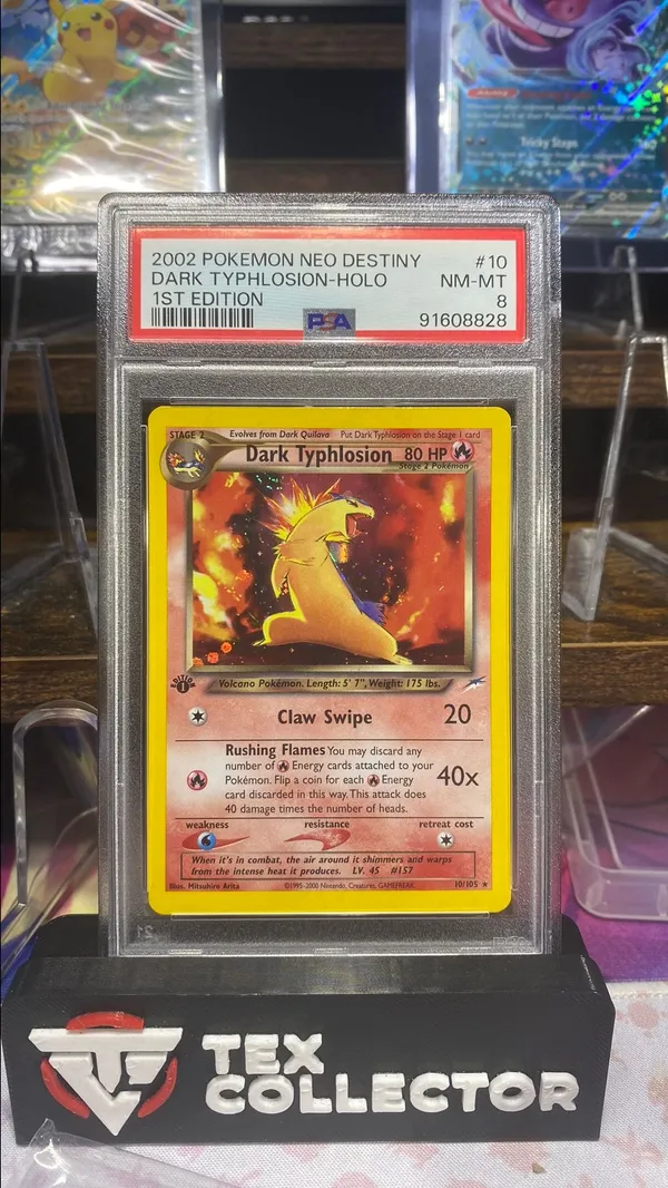 pokemon card 215 197 2001 Pokémon Japanese “Darkness, and to Light” – Dark Typhlosion Holo –  Slabdealer.ch