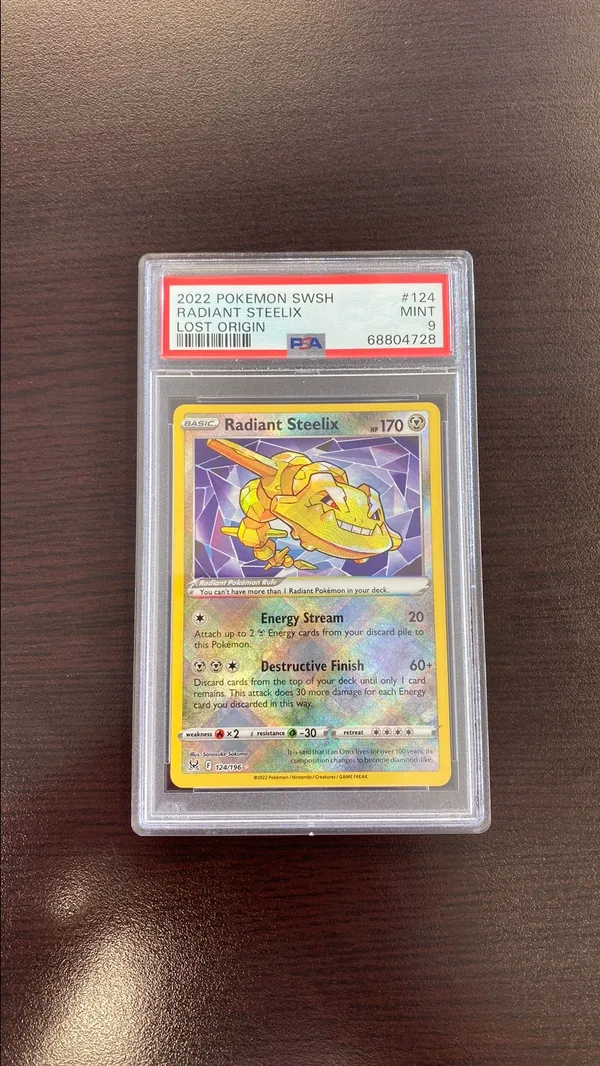 radiant steelix pokemon card value 2022 Radiant Steelix Pokémon Card #124 Lost Origin