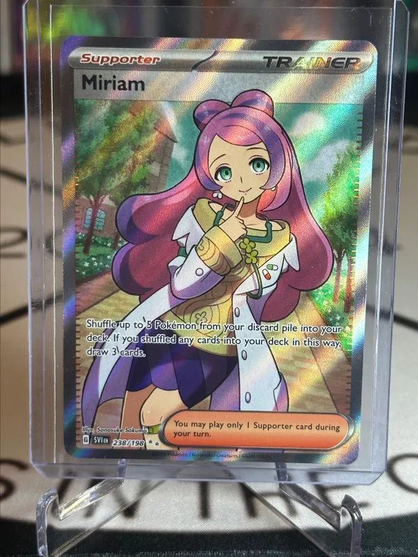 Miriam - 238/198 - NM Scarlet & Violet Base Set Ultra Rare Pokemon TCG Card   Whatnot: Shop, Sell, Connect