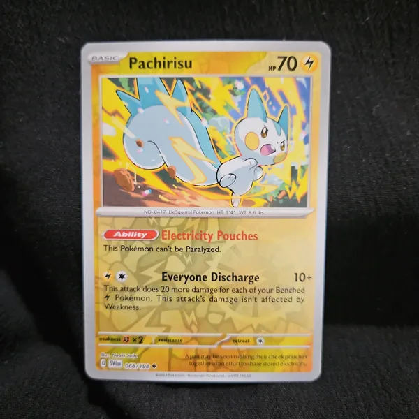 Pachirisu - Reverse Holofoil - Scarlet & Violet - 2023 - Pokmon  Whatnot:  Shop, Sell, Connect