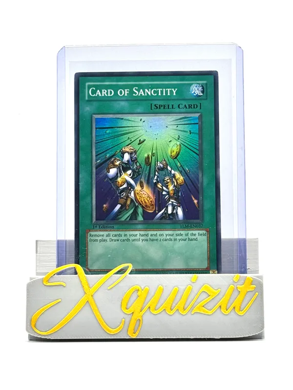 Yu-Gi-Oh! Card YGLD-ENC27 Card of Sanctity (Common)