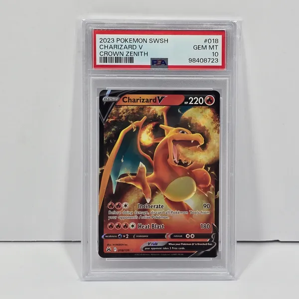 2023 Pokmon Sword & Shield Charizard V 018/159 PSA 10 Crown Zenith #18 GEM  MT  Whatnot: Shop, Sell, Connect