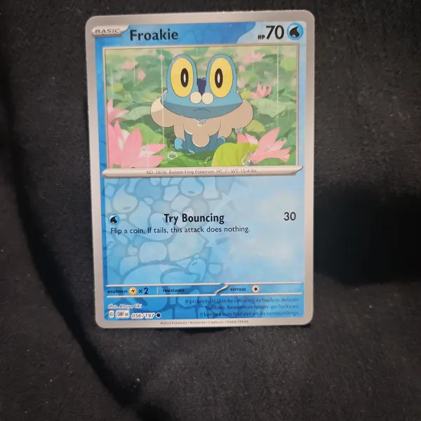 Froakie - SV03: Obsidian Flames [REVERSE HOLO] | Ozzie Collectables