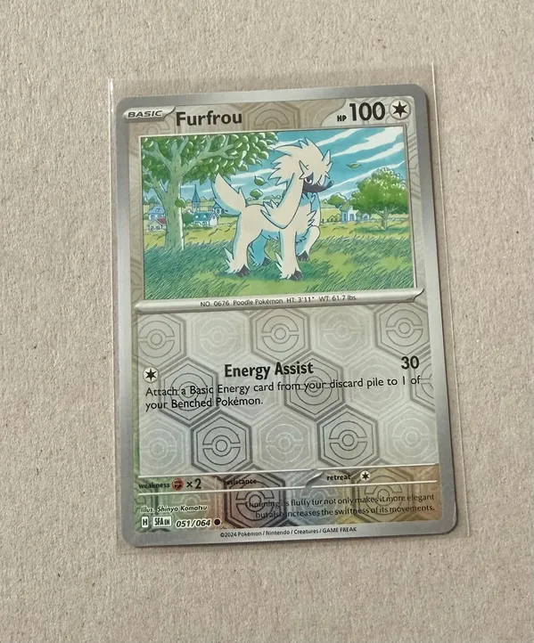 pokemon furfrou card [Colorless] Pokmon Furfrou reverse holo #51