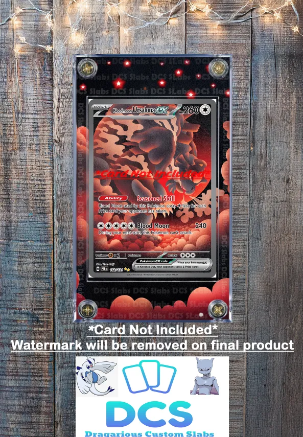 Pokemon Bloodmoon Ursaluna EX SIR 1568/131 Prismatic Evolutions Custom Case   Whatnot: Shop, Sell, Connect