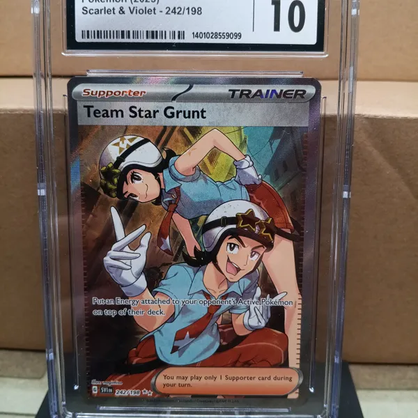 Team Star Grunt CGC 10 Graded 2023 Scarlet & Violet #242/198  Whatnot:  Shop, Sell, Connect