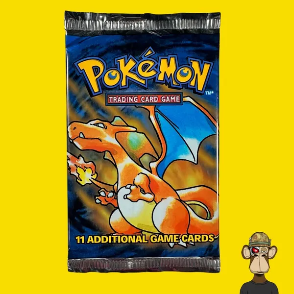 base set booster box charizard 1999 WOTC Pokemon Base Set Unopened Blister Pack Charizard – Baseball Card  Exchange main image 0