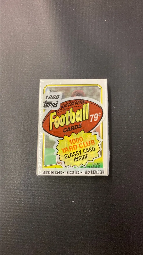 1988 Topps Football Cello Pack, Bo Jackson RC chase? · Whatnot Buy, Sell & Go Live