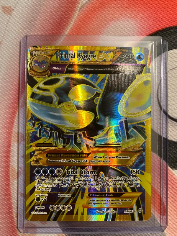 kyogre pokemon card price Primal Kyogre EX 149/160 Full Art Ultra Rare Primal Clash Pokemon Card
