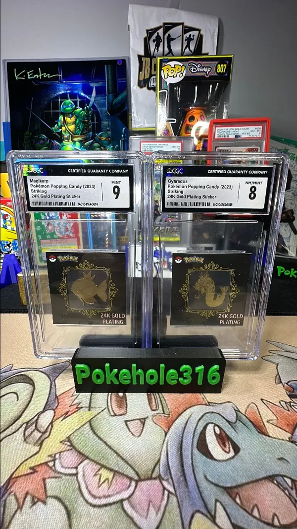 rare pokemon cards gold star Pokémon Striking Popping Candy (12 packs) + 24K Gold Sticker (Korean) –  PokeUnlimited