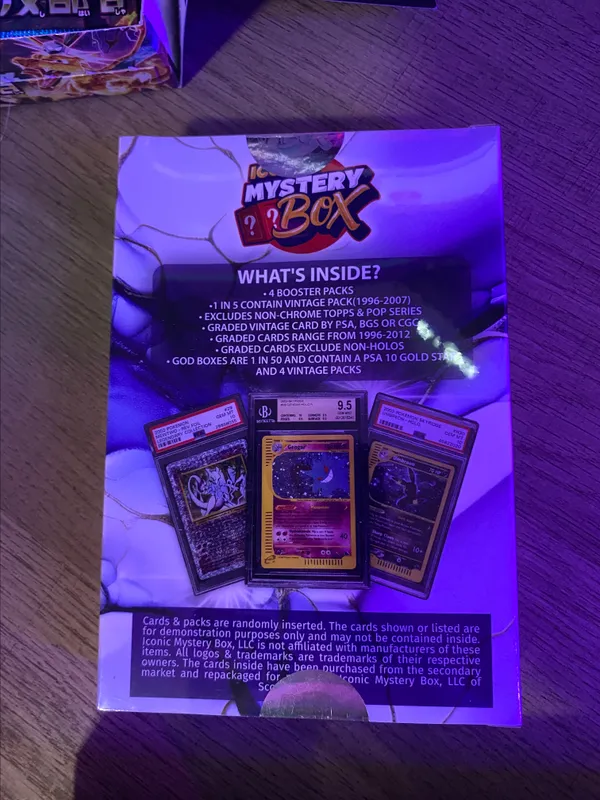 Iconic Mystery Box Booster 3.0  Whatnot: Shop, Sell, Connect