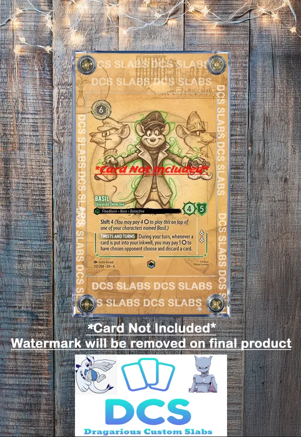 Disney Lorcana Azurite Sea Basil Disguised Detective 212/204 Enchanted  Chapter 6 Custom Case  Whatnot: Shop, Sell, Connect