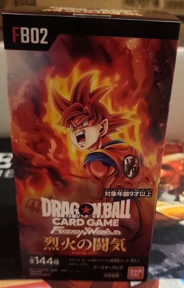 dragon ball super blazing aura booster box Card Game Fusion World Japanese FB02 A Saiyan has no limits Dragon Ball Super: Fusion World
