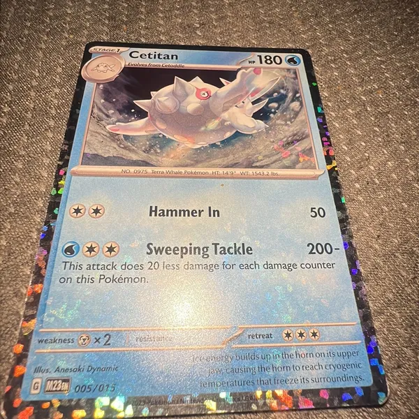 cetitan pokemon card shiny Scarlet and Violet 6IV-EV Trained  Pokemon4Ever Water Rolling Slider (100x) Flip 3 coins Cetitan holo  Whatnot: Shop,