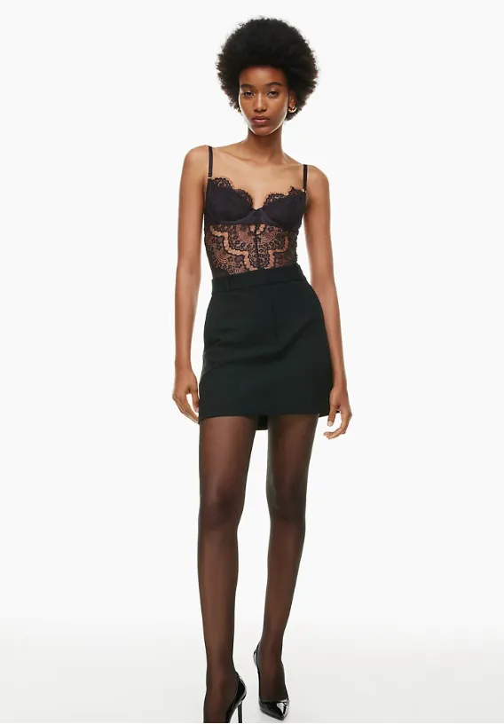 Aritzia: Ten by Babaton Lace Encore Bodysuit1