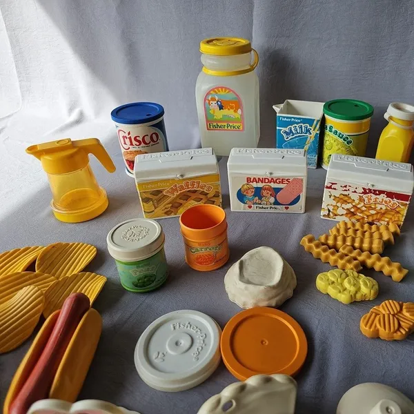 90s Fisher Price Fun With Food Kitchen Vintage Fisher Price Fun - Main Image