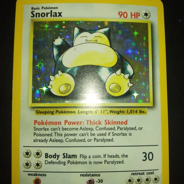Pokmon - Snorlax - Jungle - HoloRare *Error*  Whatnot: Shop, Sell, Connect