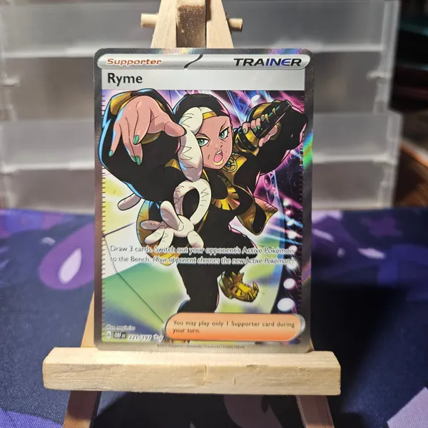 NEAR MINT! Ryme (221/197) Obsidian Flames Full Art Ultra Rare Pokemon Card!   Whatnot: Shop, Sell, Connect