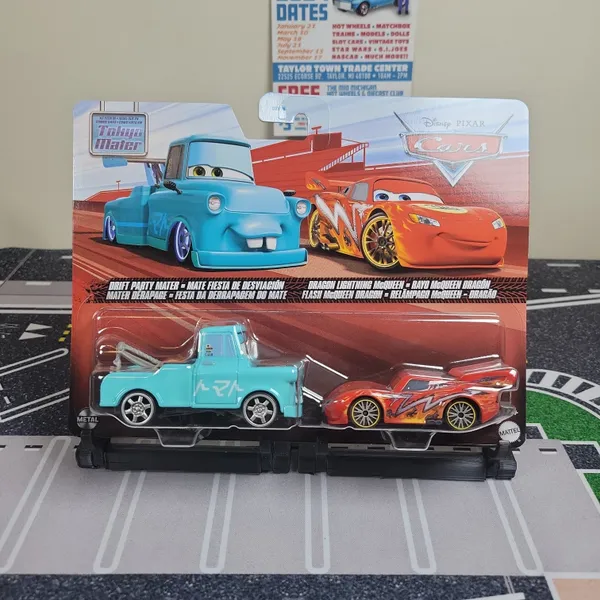 Disney Pixar Cars Tokyo Mater Drift Party Mater Dragon Lightning