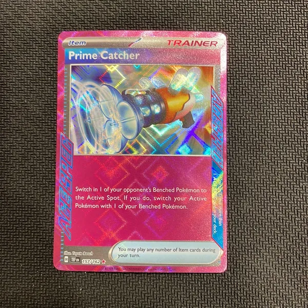 prime catcher pokemon card price 157/162 Ace Spec Temporal Forces Scarlet And Violet DISCOUNTED SHIPPING PLS READ DESCR · Whatnot: Shop, Sell, Connect switch your Active Pokemon with 1 of your Benched Pokemon Prime Catcher #119 Prices |