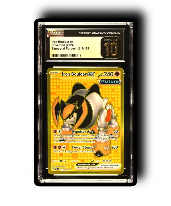 CGC 10 POP 4 Iron Boulder ex Pokmon (2024) Temporal Forces - 217/162   Whatnot: Shop, Sell, Connect